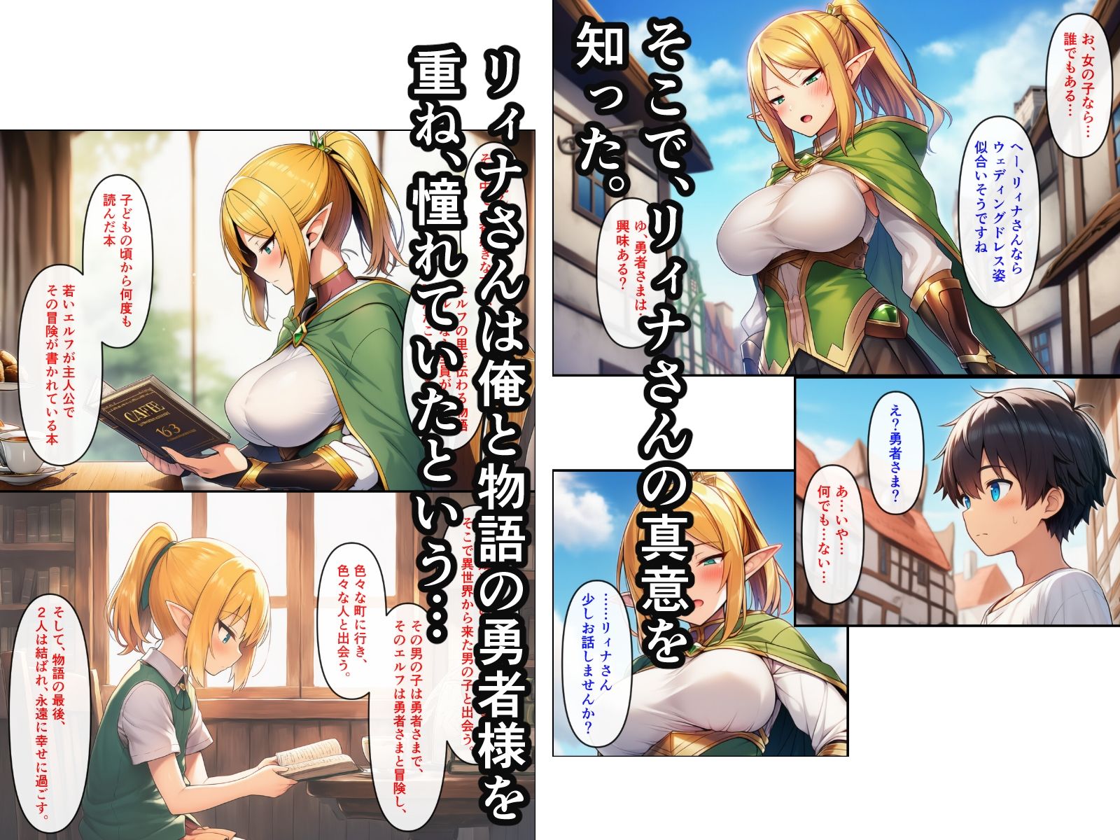 異世界転生して美人巨乳エルフ親子とらぶらぶセックスする話-〜娘編〜_4