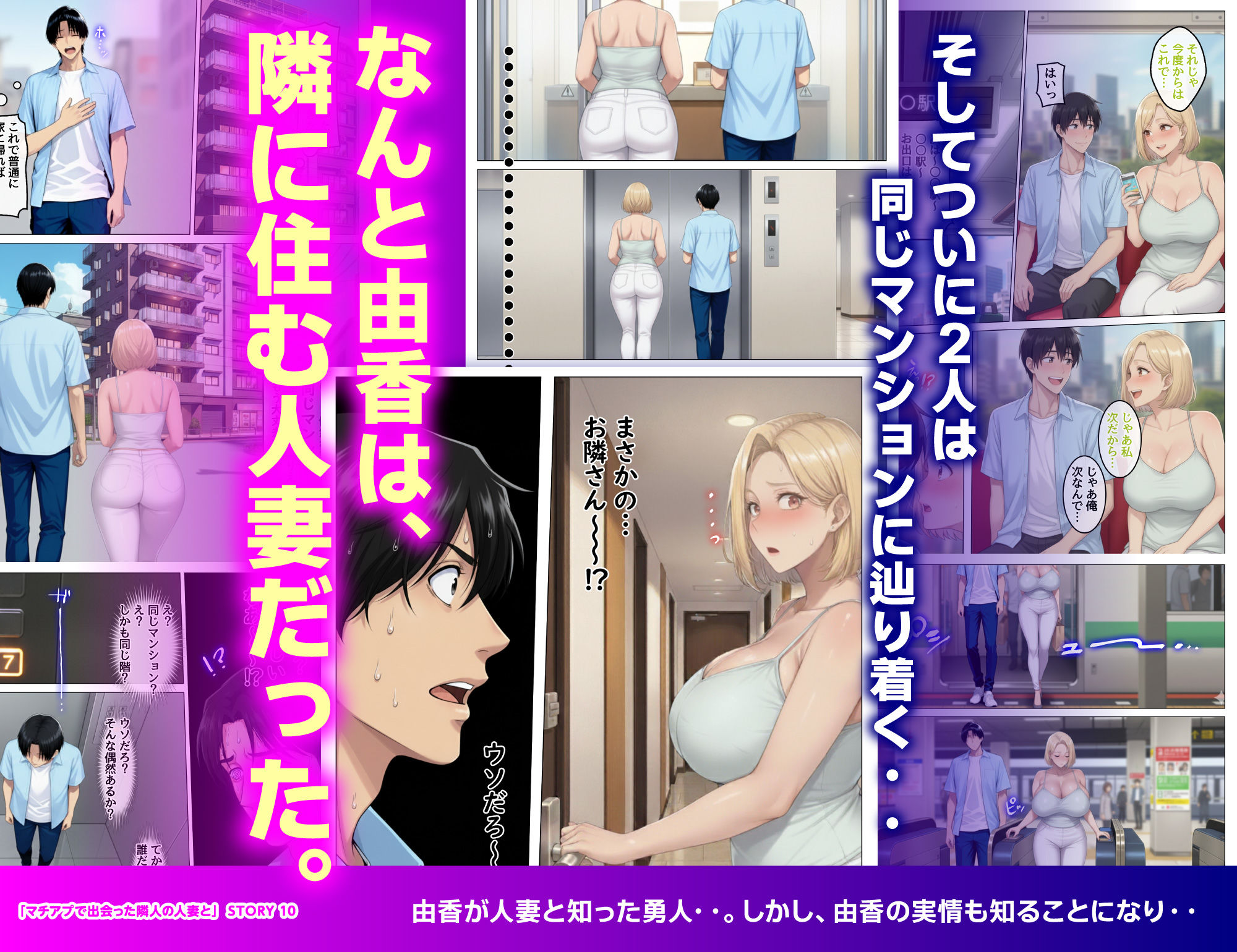 マッチングアプリで出会ったむちむち美女が、まさかの隣人で人妻だった件_10