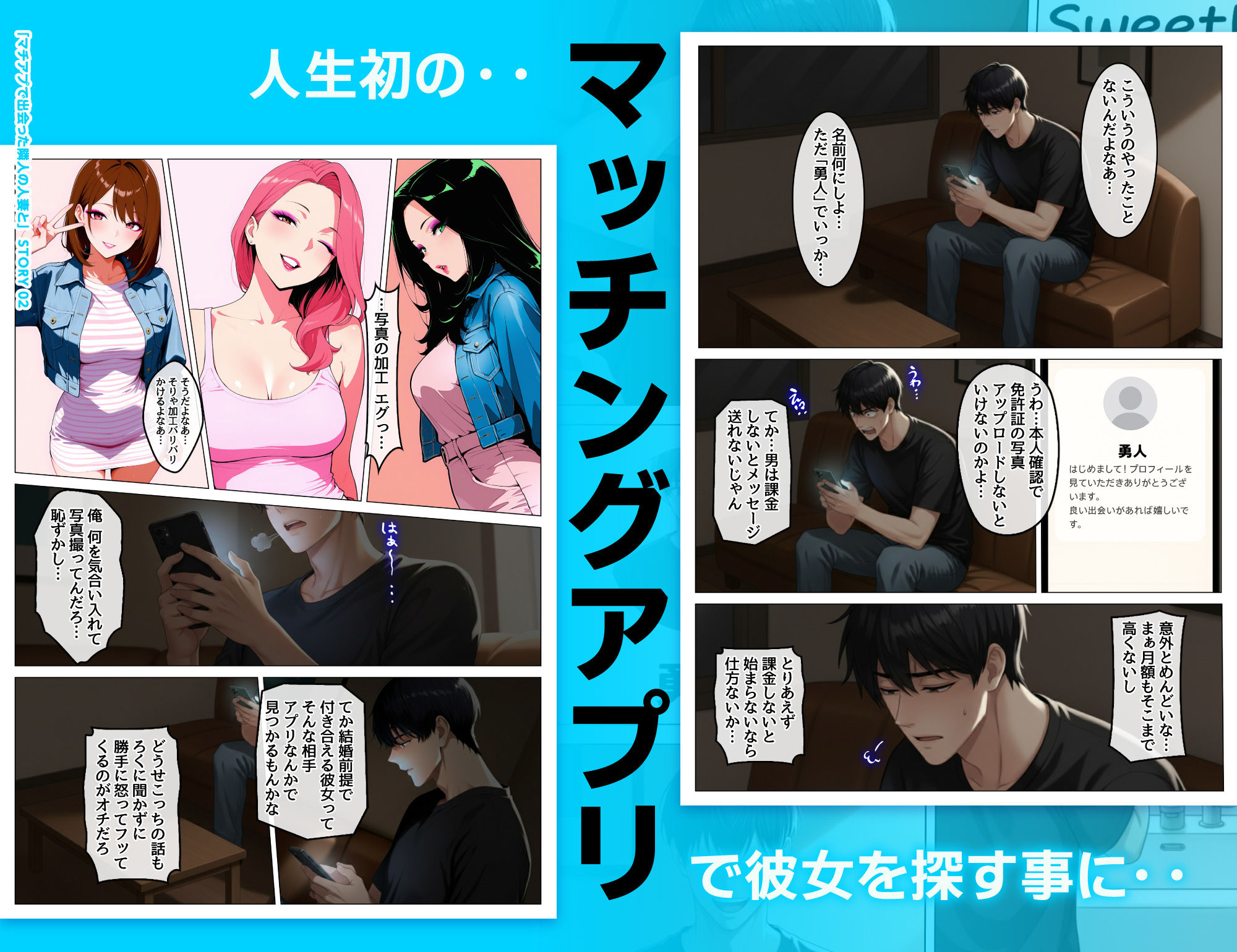 マッチングアプリで出会ったむちむち美女が、まさかの隣人で人妻だった件_2