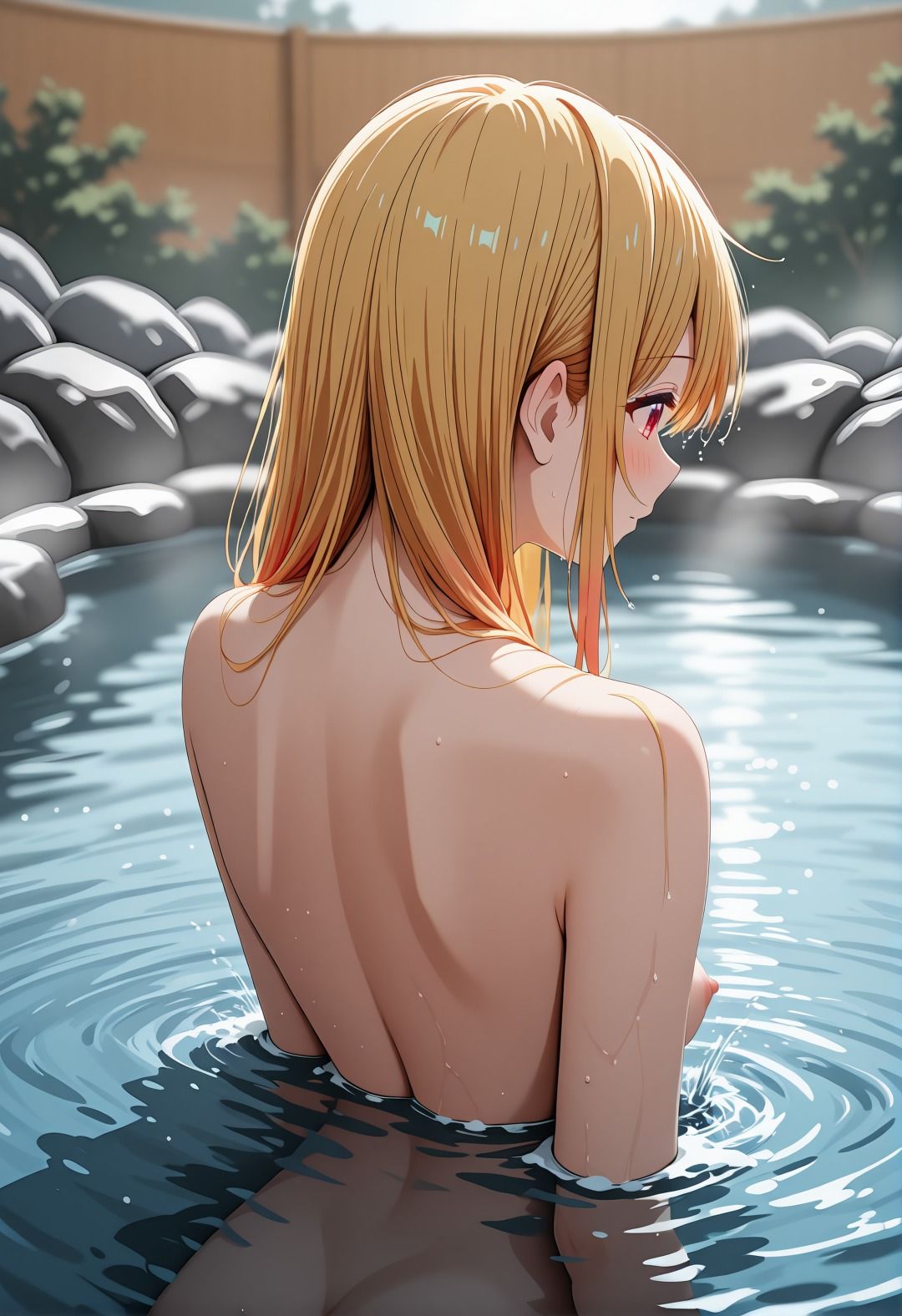 推しの◯星野◯ビー催●温泉旅館混浴洗体愛撫フェラ挿入凌●NTRエロCG集120枚_4